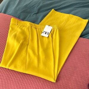 Zara Vibrant Yellow Pants
